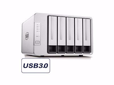 TerraMaster D5-300 USB 3.0 Type C 5-Bay Raid Support RAID 5 Hard Drive RAID Storage. PC PitStop Data Storage - SAS Enclosures, DAS, NAS, iSCSI & FC SAN