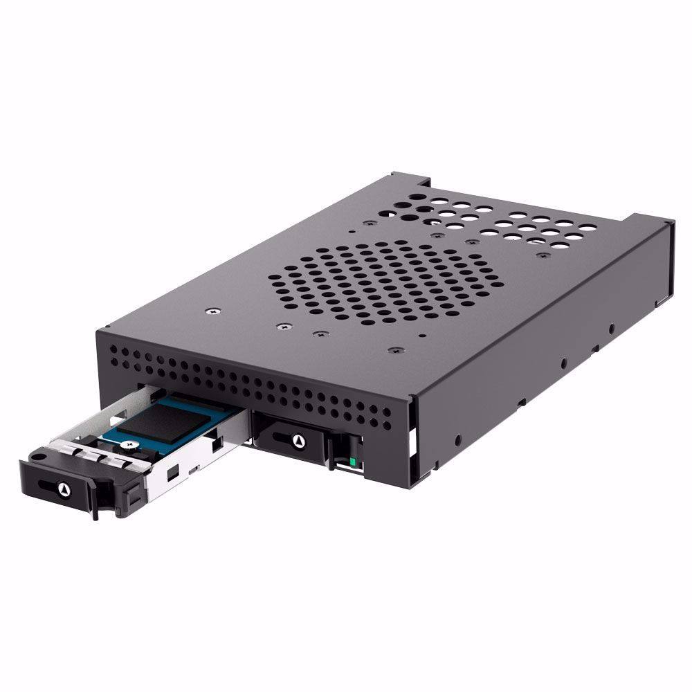 Picture of KO3-102M2-FR - Kingwin 3.5” bay for 2 x M.2 NVME Mobile Rack Cage Oculink